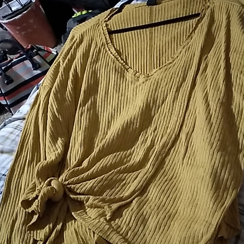 Yellow sweater
